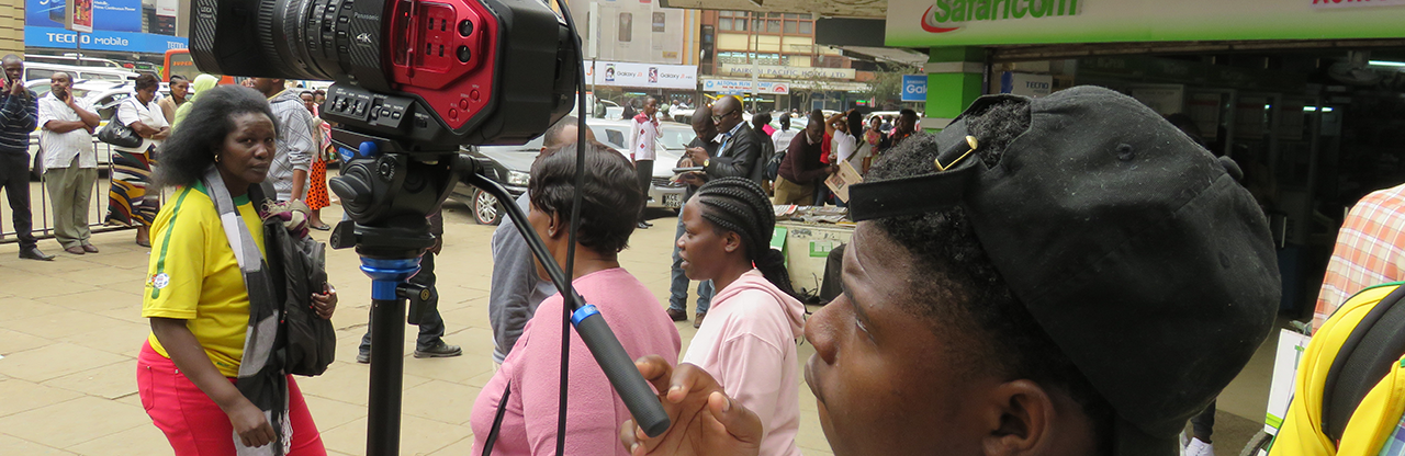 On location in Nairobi