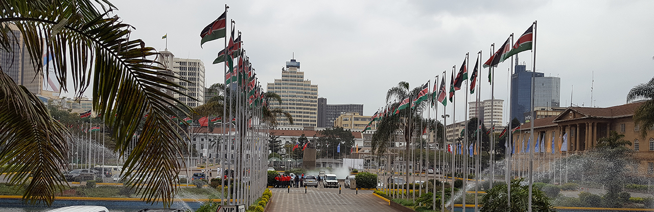 Courtyard, Kenyatta International Convention Centre